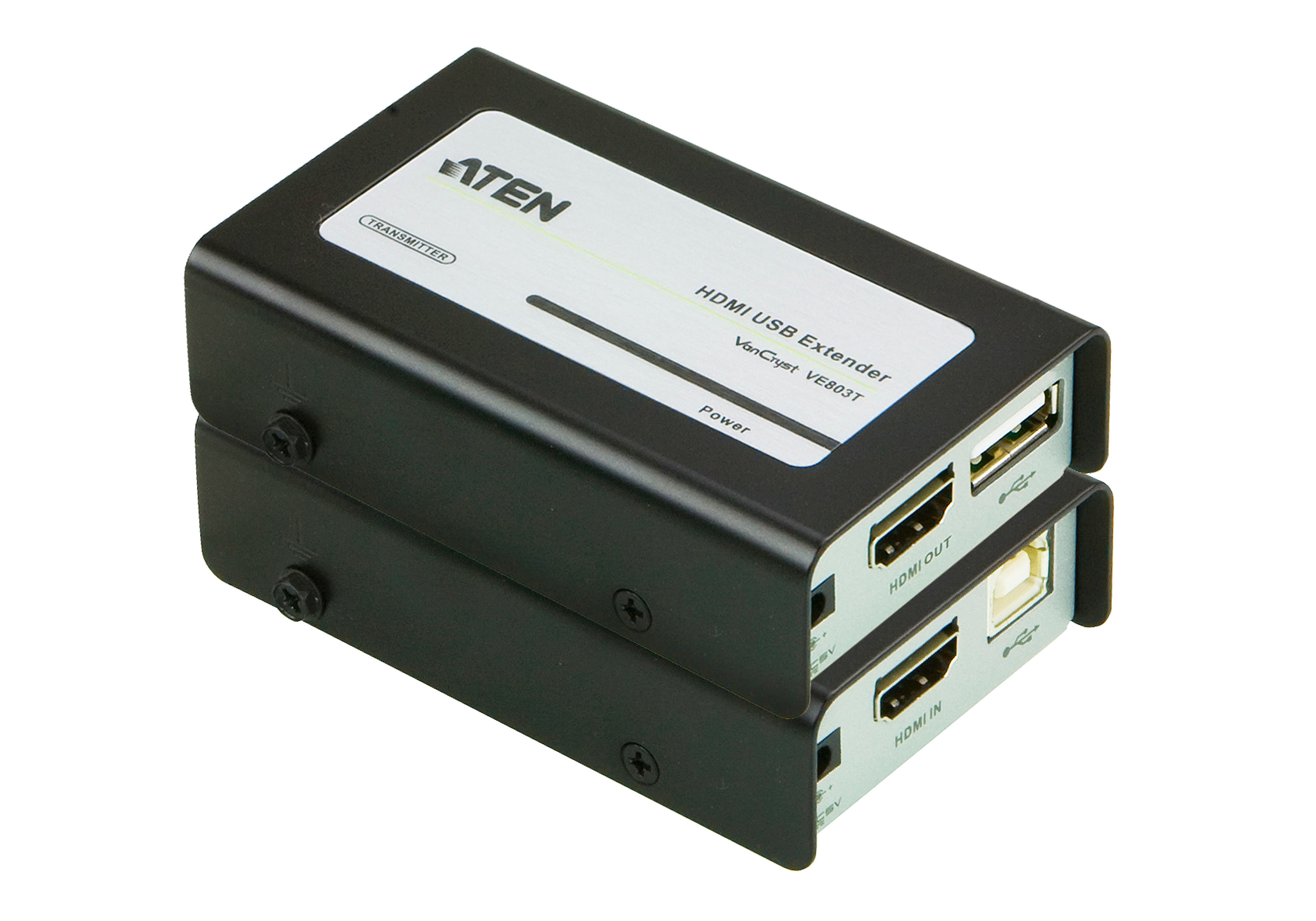 ATEN VE803 moltiplicatore AV Trasmettitore e ricevitore AV Nero, Grigio