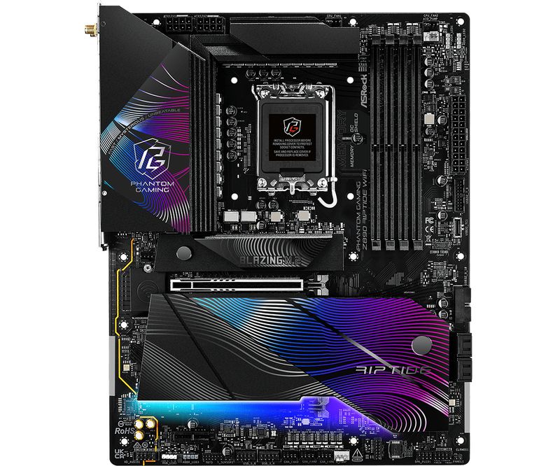 Asrock-Z890-Riptide-WiFi-Intel-Z890-LGA-1851-Socket-V1-ATX--ASRock-Z890-RIPTIDE-WIFI-PHANTOM-GAMING-Intel-1851-Socket-Mo
