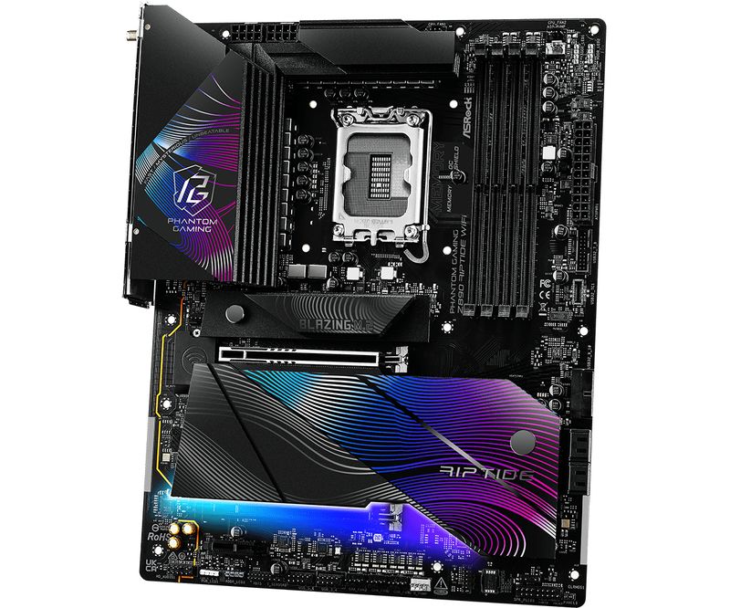 Asrock-Z890-Riptide-WiFi-Intel-Z890-LGA-1851-Socket-V1-ATX--ASRock-Z890-RIPTIDE-WIFI-PHANTOM-GAMING-Intel-1851-Socket-Mo