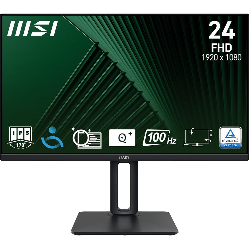 MSI-Pro-MP245PG-Monitor-PC-605-cm--23.8---1920-x-1080-Pixel-Full-HD-LCD-Nero