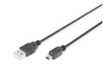Cavo-di-collegamento-USB-2.0-DIGITUS-USB-A->Mini-B-3-m-USB-nero