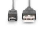 Cavo-di-collegamento-USB-2.0-DIGITUS-USB-A->Mini-B-3-m-USB-nero