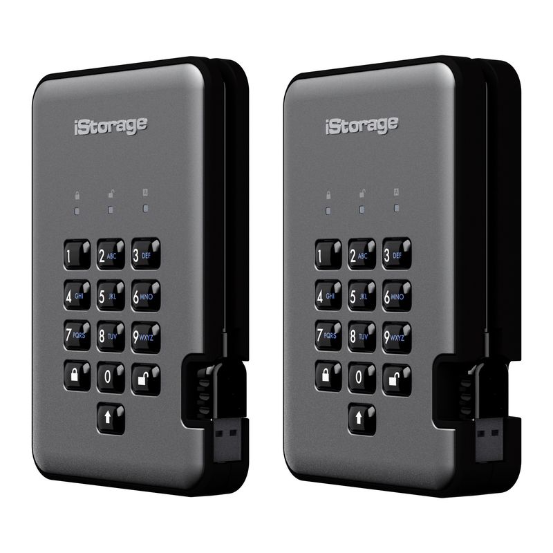 iStorage-diskAshur-PRO2-disco-rigido-esterno-4000-GB-Nero-Grafite