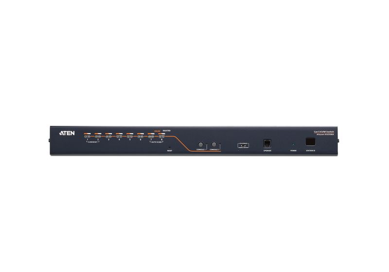 ATEN-Switch-KVM-Cat-5-multi-interfaccia--DisplayPort-HDMI-DVI-VGA--a-8-porte-a-2-console