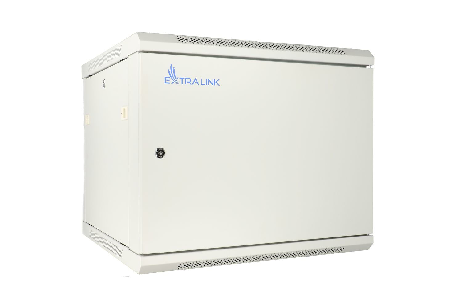 Extralink 9U 600x600 ASP Grigio | Armadio per montaggio su rack | fissaggio al muro, porta del metallo