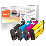 Peach PI200-868 cartuccia d'inchiostro 4 pz Compatibile Resa standard Nero, Ciano, Magenta, Giallo