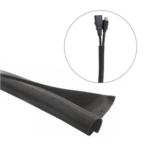 Vivolink VLSC102500B guaina per cavo Nero (Flexible cable sock ÃÆÃâÃâÃÂ¸10mm - black 25 meter roll .