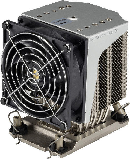 Supermicro SNK-P0080AP4 sistema di raffreddamento per computer Processore Raffreddatore d'aria 9,2 cm Nero, Acciaio inos