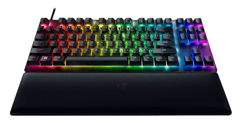 Tasta-Tenkeyless-Razer-Huntsman-V2--interruttore-ottico-lineare-cablato-USB-layout-tedesco-RGB-