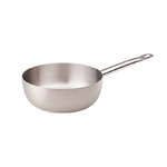 BALDASSARE AGNELLI Casseruola inox Agnelli arrotondata 1 manico lungo tubolare