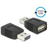 Adattatore-Delock-EASY-USB-2.0-A-maschio->-USB-2.0-A-femmina