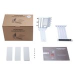 Phanteks-PH-VGPUKT4.0_03R-Universale-Supporto-GPU--Phanteks-Vertical-GPU-Bracket-220-mmFlatlinePCI-E-4.0-x16Riser-Cable-