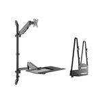 Equip 17"-32" Einzelmonitor-Wandmontage-Arbeitsstation - 81,3 cm (32") - 8 kg - 100 x 100 mm - HÃ¶henverstellung - 9