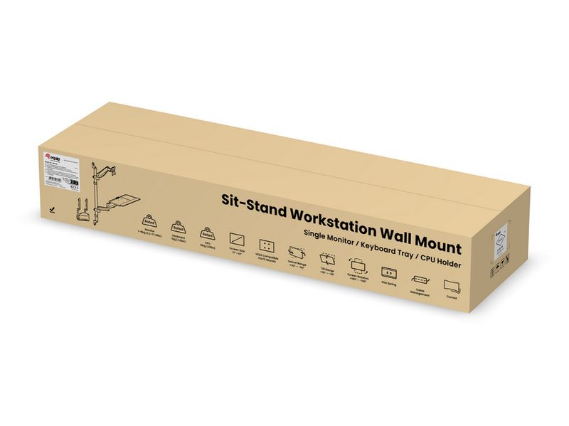 Equip-17--32--Einzelmonitor-Wandmontage-Arbeitsstation---813-cm--32-----8-kg---100-x-100-mm---HA¶henverstellung---948-k