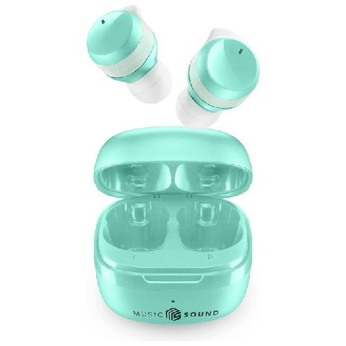 Music-Sound-Flow-Auricolare-Wireless-In-ear-Musica-e-Chiamate-Bluetooth-Verde