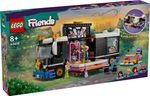 LEGO-Friends-42619-Tour-Bus-delle-Pop-Star-Giochi-per-Bambini-8--Modello-da-Costruire-di-Autobus-Giocattolo-e-4-Mini-Bamboline