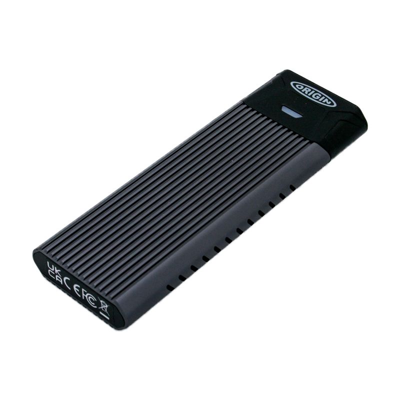Origin-Storage-OSEC1TBNVME-unitAÆAaAaAA -esterna-a-stato-solido-1-TB-Alluminio-Grigio--1TB-EXTERNAL-NVME-USB-C-SSD---WIT