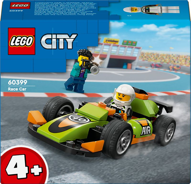 LEGO-City-60399-Auto-da-Corsa-Verde-Macchina-Giocattolo-per-Bambini-di-4--Anni-Modellino-da-Costruire-di-Veicolo-Formula-1