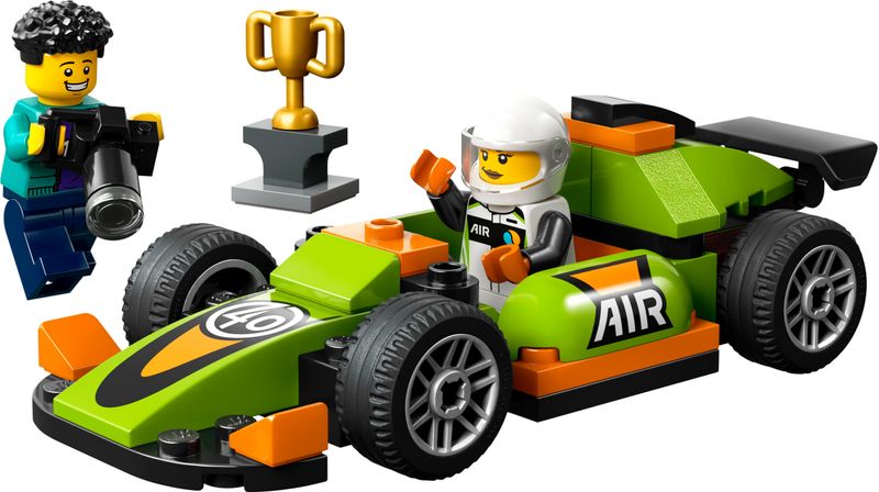 LEGO-City-60399-Auto-da-Corsa-Verde-Macchina-Giocattolo-per-Bambini-di-4--Anni-Modellino-da-Costruire-di-Veicolo-Formula-1