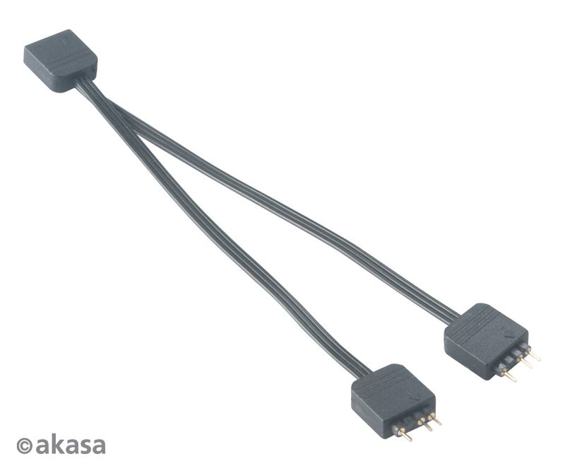 Akasa-AK-CBLD08-12BK-cavo-di-segnale-012-m-Nero--Akasa-Addressable-RGB-LED-Splitter-Cable-