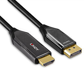 Lindy-40932-cavo-e-adattatore-video-3-m-DisplayPort-HDMI-Nero--3M-ACTIVE-DISPLAYPORT-1.4-AN-HDMI-8-