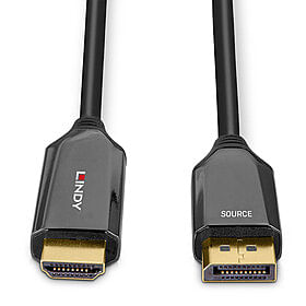 Lindy-40932-cavo-e-adattatore-video-3-m-DisplayPort-HDMI-Nero--3M-ACTIVE-DISPLAYPORT-1.4-AN-HDMI-8-