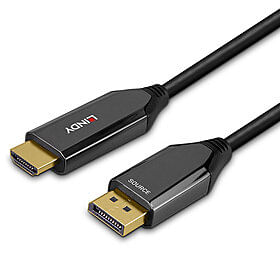 Lindy-40932-cavo-e-adattatore-video-3-m-DisplayPort-HDMI-Nero--3M-ACTIVE-DISPLAYPORT-1.4-AN-HDMI-8-