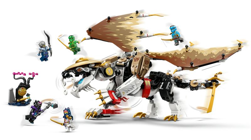 LEGO-NINJAGO-71809-Egalt-il-Drago-Maestro-Giocattolo-con-Action-Figure-Snodabile-Giochi-per-Bambini-di-8--con-5-Minifigure