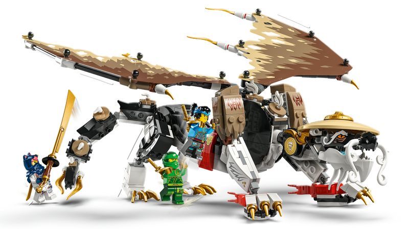 LEGO-NINJAGO-71809-Egalt-il-Drago-Maestro-Giocattolo-con-Action-Figure-Snodabile-Giochi-per-Bambini-di-8--con-5-Minifigure