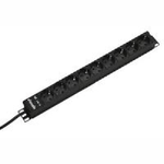19--1HE-Steckdosenleiste-9-x-Schutzkontakt-ohne-Schalter-schwarz-Hersteller--Bachmann--691683-