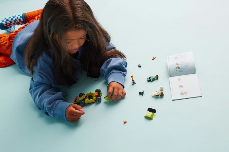 LEGO-City-60399-Auto-da-Corsa-Verde-Macchina-Giocattolo-per-Bambini-di-4--Anni-Modellino-da-Costruire-di-Veicolo-Formula-1