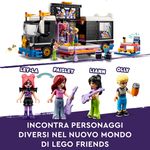 LEGO-Friends-42619-Tour-Bus-delle-Pop-Star-Giochi-per-Bambini-8--Modello-da-Costruire-di-Autobus-Giocattolo-e-4-Mini-Bamboline