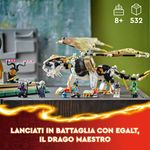 LEGO-NINJAGO-71809-Egalt-il-Drago-Maestro-Giocattolo-con-Action-Figure-Snodabile-Giochi-per-Bambini-di-8--con-5-Minifigure