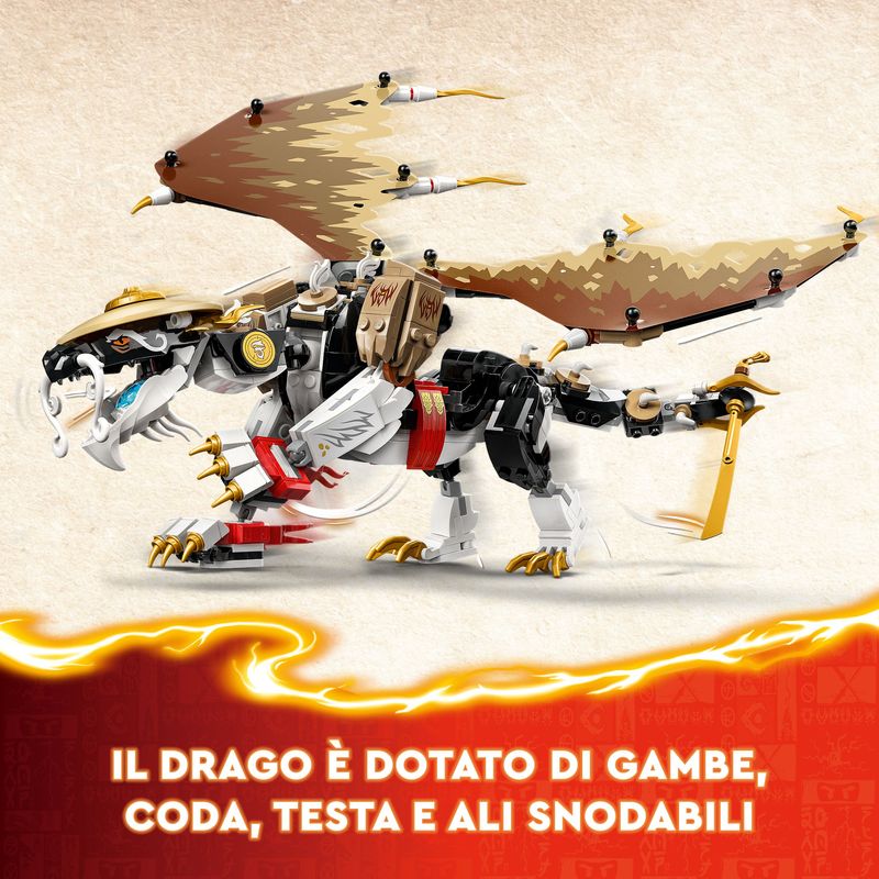 LEGO-NINJAGO-71809-Egalt-il-Drago-Maestro-Giocattolo-con-Action-Figure-Snodabile-Giochi-per-Bambini-di-8--con-5-Minifigure