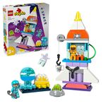 LEGO-DUPLO-10422-Avventura-dello-Space-Shuttle-3-in-1-Astronave-Giocattolo-Didattica-Gioco-Educativo-per-Bambini-di-3--Anni