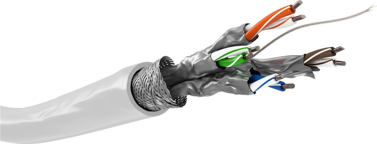 Goobay Wentronic Goobay - Bulkkabel - 100,0m - SFTP, PiMF - CAT 6 - Innen - weiÃ (94223)