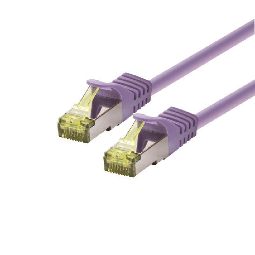 LOGON-SSTP-Cat6a-cavo-di-rete-Viola-1-m--PATCH-CABLE-SFTP-AWG26-LSOH---1M---CAT6A-500Mhz---VIOLET---Warranty-24M-