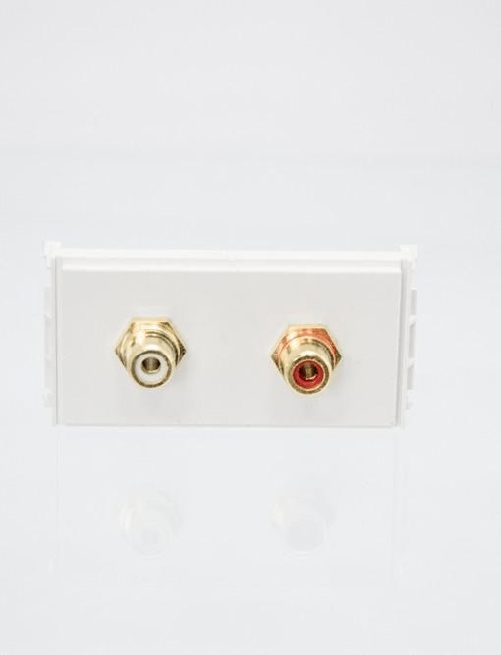 Vivolink-WI221285-presa-energia-2-x-RCA-Bianco--Outlet-Panel-2xRCA-Audio---.-