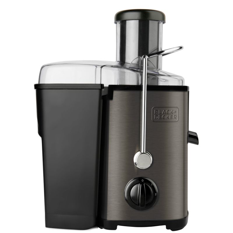 Black-Decker-BXJE600E-Spremiagrumi-centrifugo-600-Acciaio-inossidabile-grigio