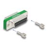 Delock-Filtro-interferenziale-HF-EMI-D-Sub-a-15-pin-maschio-femmina-con-capacitivo-passa-basso