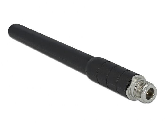 Delock-Antenna-GSM-UMTS-N-jack-2-dBi-178-cm-omnidirezionale-rigida-con-materiali-flessibili-per-esterno-nero