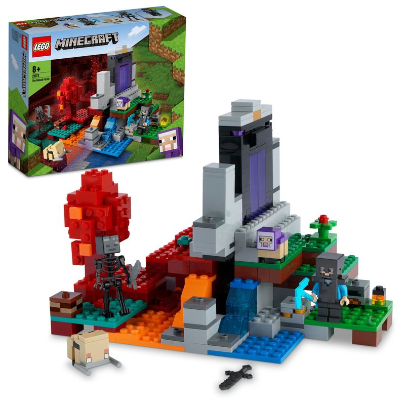 LEGO-Minecraft-Il-Portale-in-Rovina