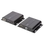 Digitus 4K HDMI Extender Set over IP - 4K*2K@30Hz over network cable (CAT 5/5e/6/7) - Black