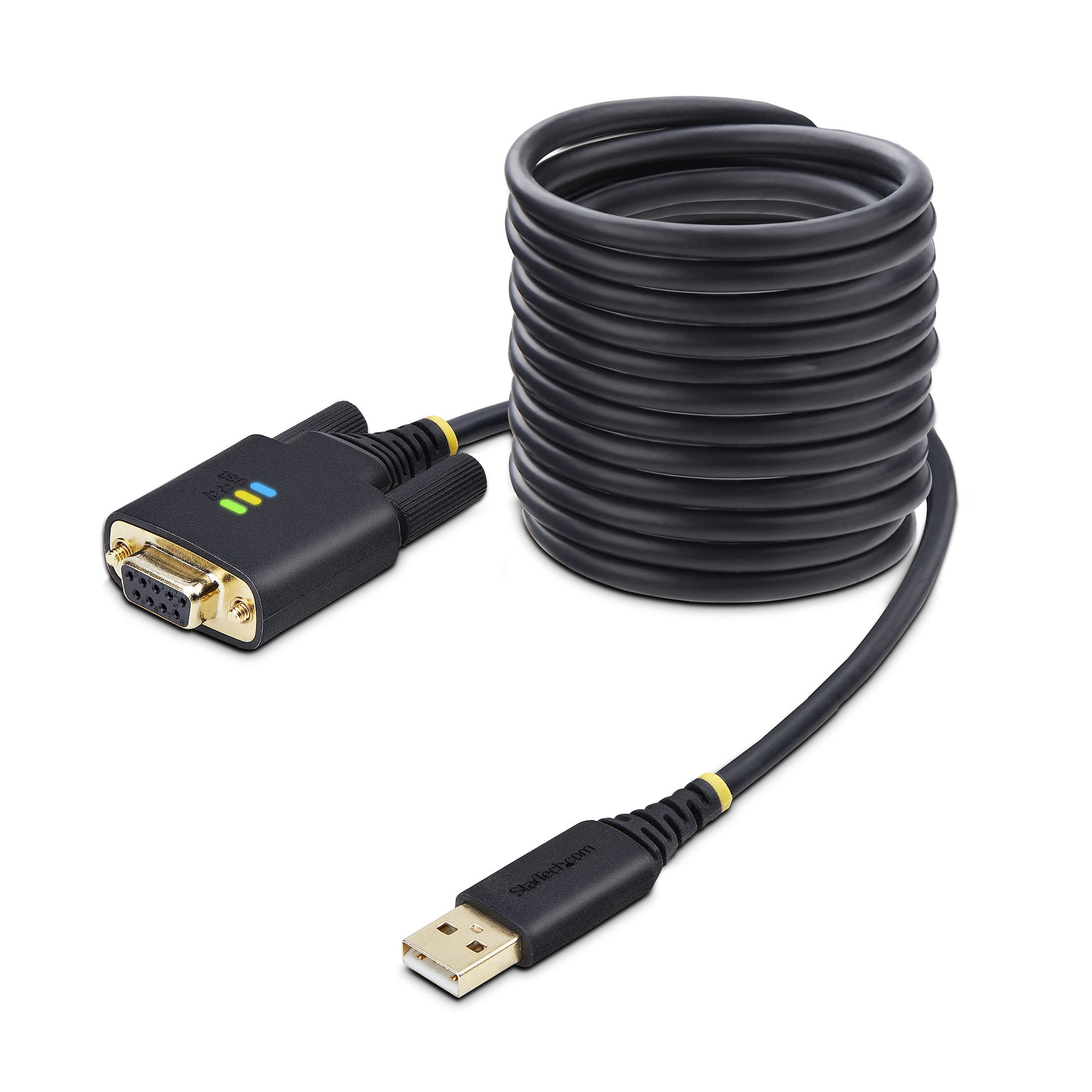 StarTech.com 1P10FFCN-USB-SERIAL cavo seriale Nero 3 m USB tipo A DB-9 (10ft/3m USB to Null Modem Serial Cable)