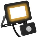 VidaXL Faretto a LED con Sensore 20 W Bianco Caldo