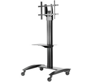 Peerless-ACC-MS-accessorio-per-carrello-multimediale-Nero-Metallo-Mensola-regolabile--ACCMS---SmartMount-reg--Metal-Shel