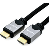 Roline-High-Speed---HDMI-con-cavo-Ethernet---HDMI--M--a-HDMI--M----75-m---Isolamento-doppio---nero-argento