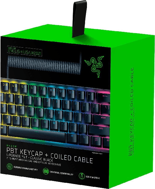 Razer-RC21-01490800-R3M1-interruttore-a-chiave-Nero-120-pz--RAZER-PBT-KEYCAP---COILED-CABLE-BLACK-