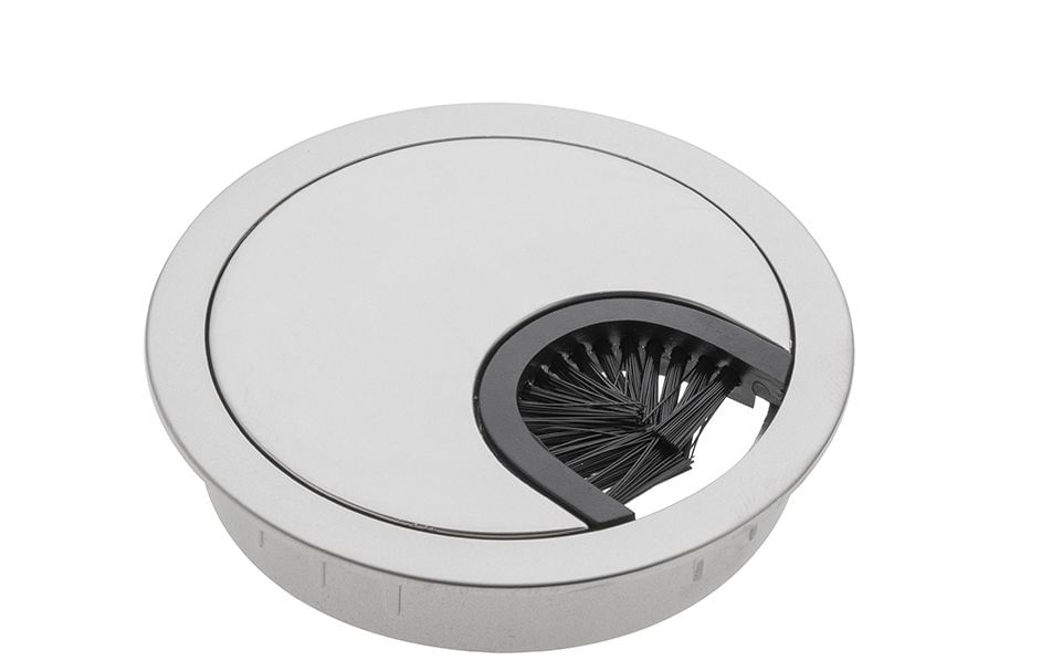 Vivolink VLDG60 organizer per cavi Scrivania Cable grommet Grigio (Desk Grommet ÃÆÃâÃâÃÅ60mm Aluminum - .