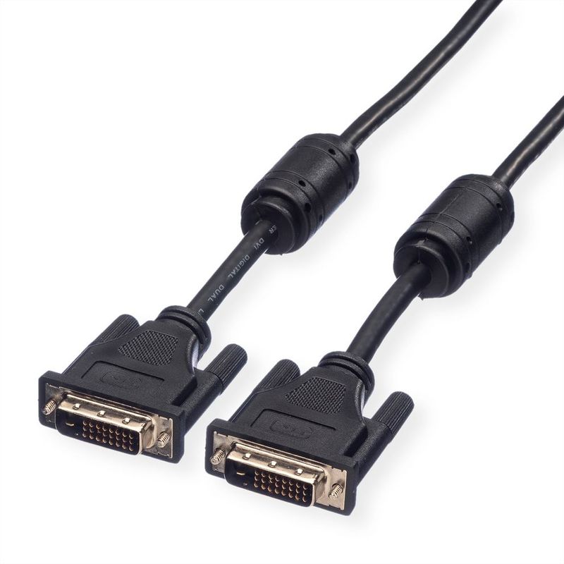 ROLINE-11.04.5556-cavo-DVI-75-m-DVI-D-Nero--Roline-DVI-D-24-1-Dual-Link-Cable-Black-7.5m-